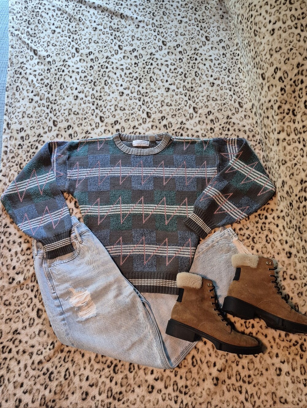 80s Vintage Knit Sweater